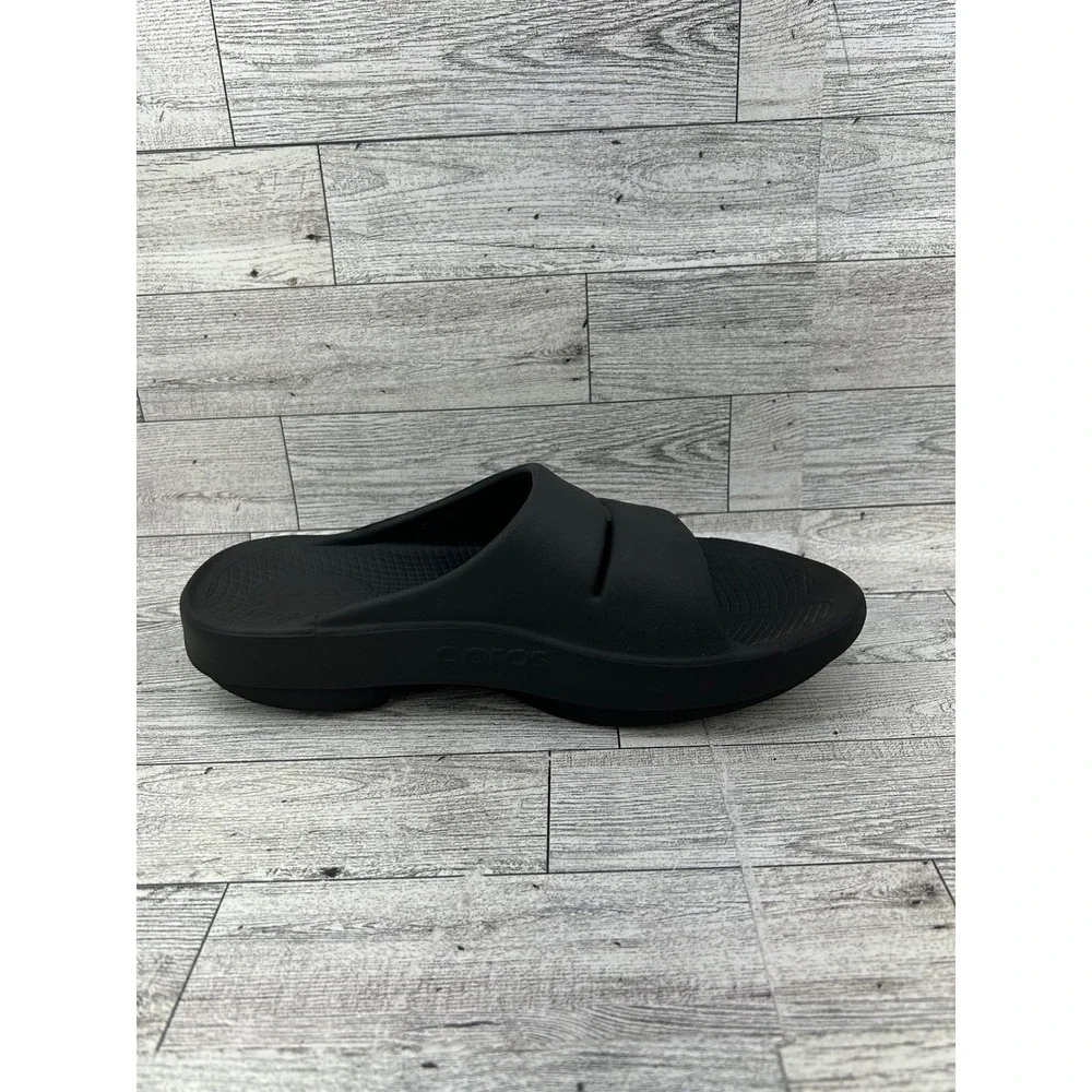 Oofos OOahh Sport Recovery Slides Black Mens 4 Womens 6 EU 37 Orthopedic Sandals